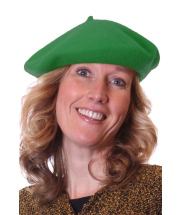 FRENCH BERET-Apple Green
