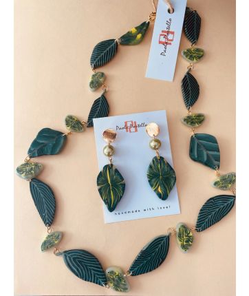 BESPOKE LEAVES NECKLACE BY PPDESIGN