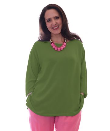 COLOUCHE LONG SLEEVES-Thyme Green