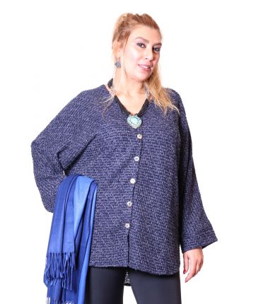 NADOR KNITTED-Blue Sparkly