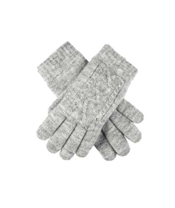 CABLE KNIT GLOVES